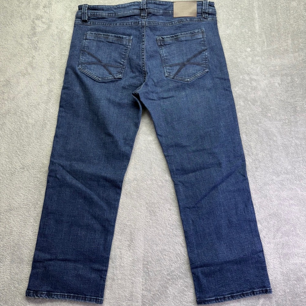 TK Axel Slim Boot‎ Jeans Men's 38x30 Dark Wash Denim Pant